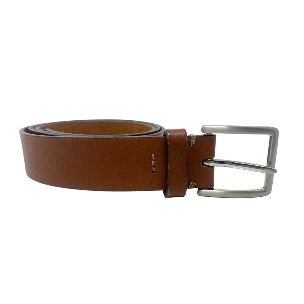 Express Mens Genuine Soft Leather Brown Tan Belt Casual Wear Size 38 Work Career
